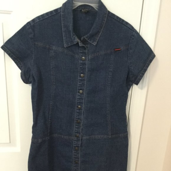 Fubu Denim Dress Sleeveless Dress Fubu Jersey Dress FUBU Dresses Fubu Denim  Vintage